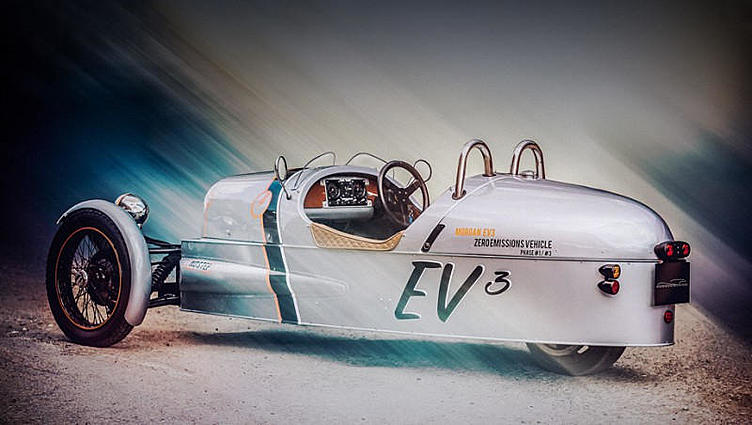 Электрический трицикл Morgan EV3 станет серийной моделью Электрический трицикл Morgan EV3 станет серийной моделью
