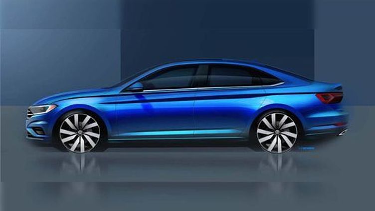 Компания Volkswagen опубликовала первое изображение новой Jetta Компания Volkswagen опубликовала первое изображение новой Jetta