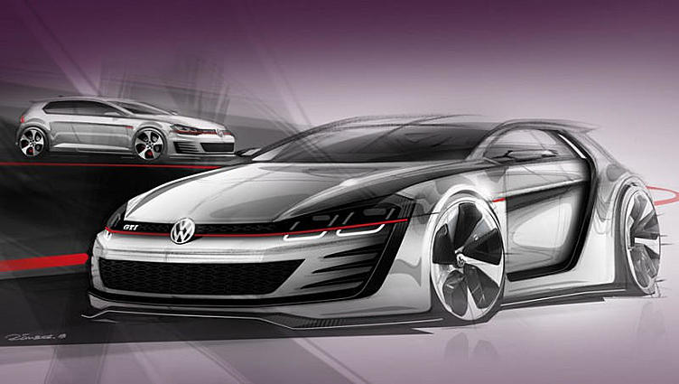 Концепт Volkswagen Golf Design Vision GTI получил полтысячи сил Концепт Volkswagen Golf Design Vision GTI получил полтысячи сил