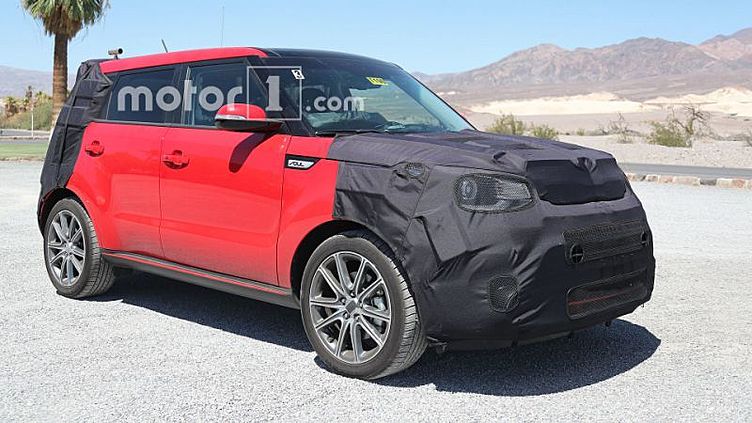 Шпионы сфотографировали обновленный Kia Soul Шпионы сфотографировали обновленный Kia Soul