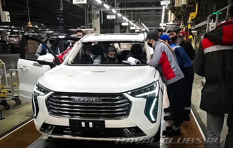 На заводе Haval в Туле заметили новый кроссовер На заводе Haval в Туле заметили новый кроссовер