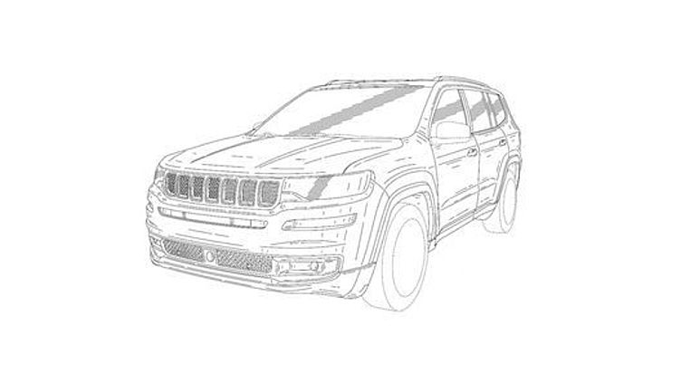 Первые изображения огромного внедорожника Jeep Первые изображения огромного внедорожника Jeep