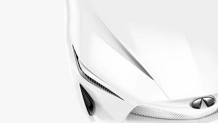 Появилось первое изображение электрического седана Infiniti