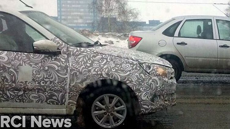Lada Granta с передком от Весты сфотографировали в Тольятти Lada Granta с передком от Весты сфотографировали в Тольятти