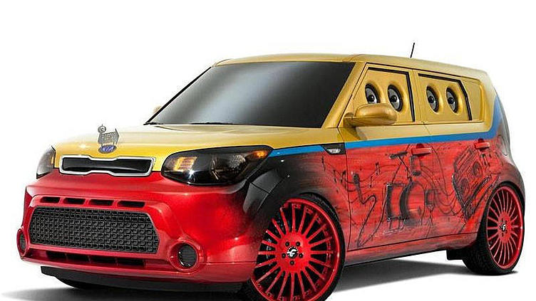 Kia Soul превратили в бумбокс на колесах Kia Soul превратили в бумбокс на колесах