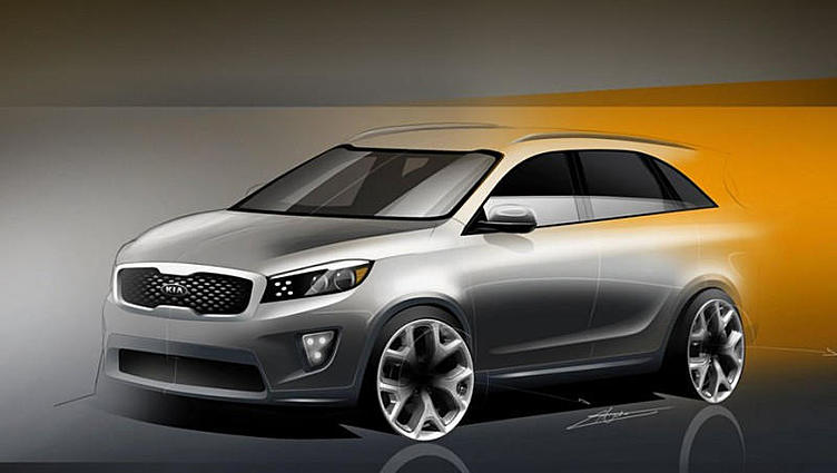 Новый кроссовер Kia Sorento внешностью не удивит Новый кроссовер Kia Sorento внешностью не удивит