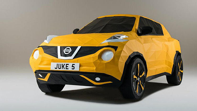 Nissan сделал бумажный Juke