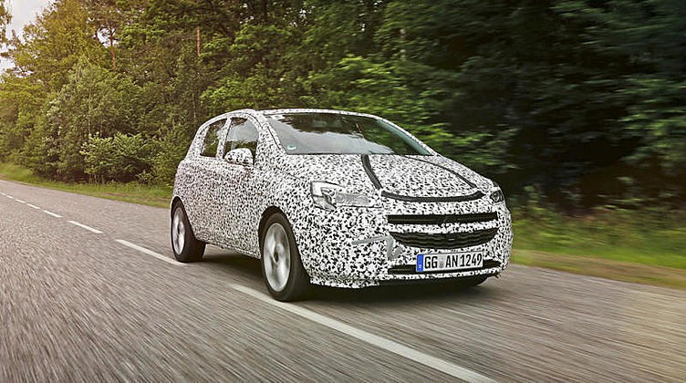 Opel готовит новую Corsa к дебюту в Париже Opel готовит новую Corsa к дебюту в Париже