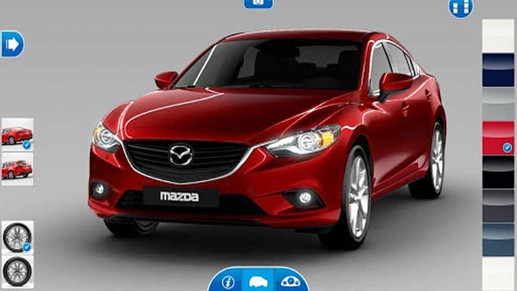 Mazda выпустила приложение для смартфонов, посвященное новой Mazda 6