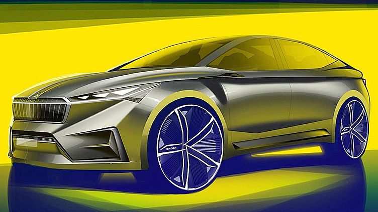 Skoda показала первые изображения электрического кросс-купе Skoda показала первые изображения электрического кросс-купе