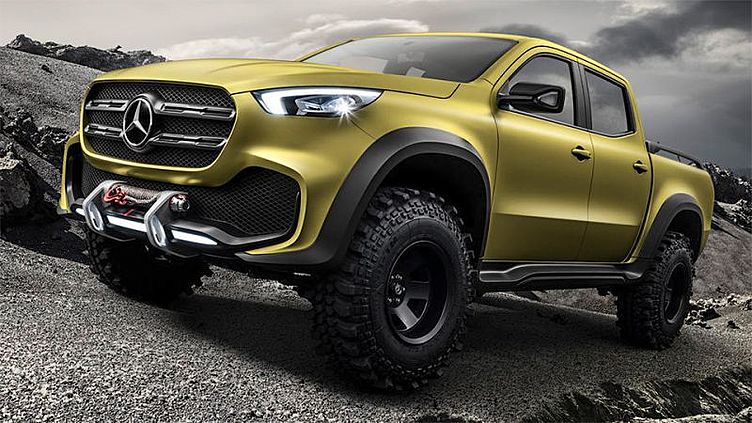 Первый пикап Mercedes-Benz назвали X-Class Первый пикап Mercedes-Benz назвали X-Class