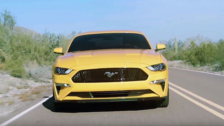 Раскрыта внешность обновленного Ford Mustang