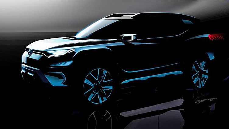 SsangYong намекнул на внешность семиместного кроссовера SsangYong намекнул на внешность семиместного кроссовера