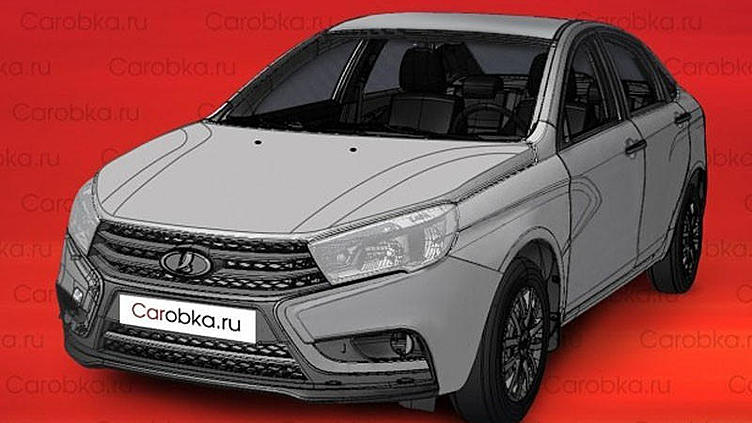 Появилось первое изображение новой Lada Priora Появилось первое изображение новой Lada Priora