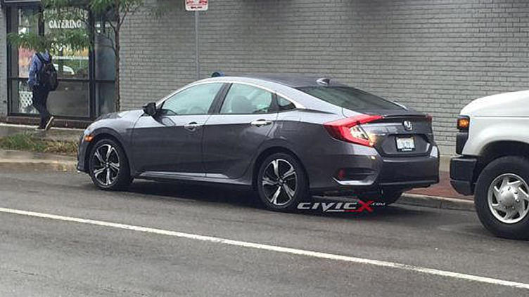 Новый Honda Civic попался на глаза Новый Honda Civic попался на глаза