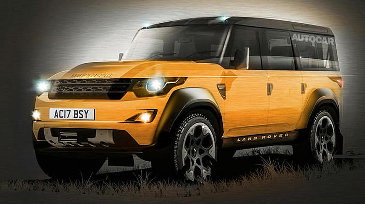 Новый Land Rover Defender станет Новый Land Rover Defender станет