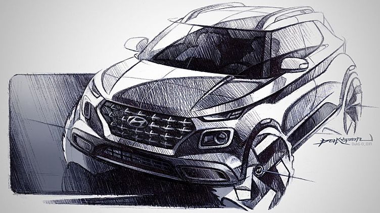 Раскрыта внешность и интерьер нового кроссовера Hyundai Раскрыта внешность и интерьер нового кроссовера Hyundai