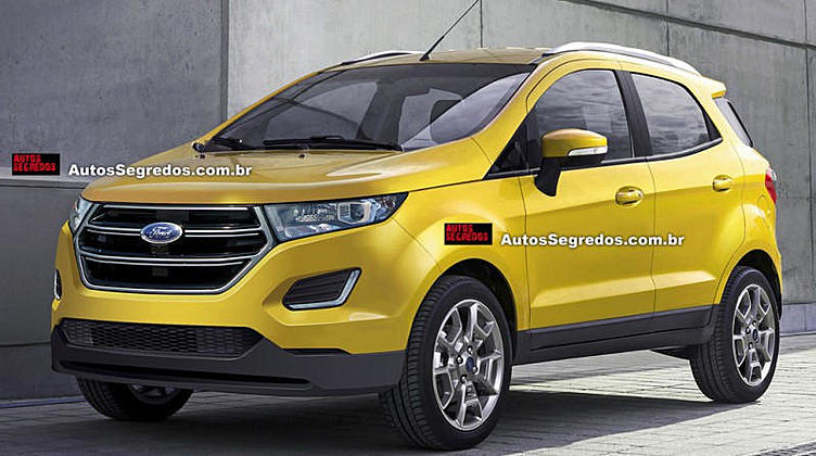 Кроссовер EcoSport будет косить под старшего брата Кроссовер EcoSport будет косить под старшего брата