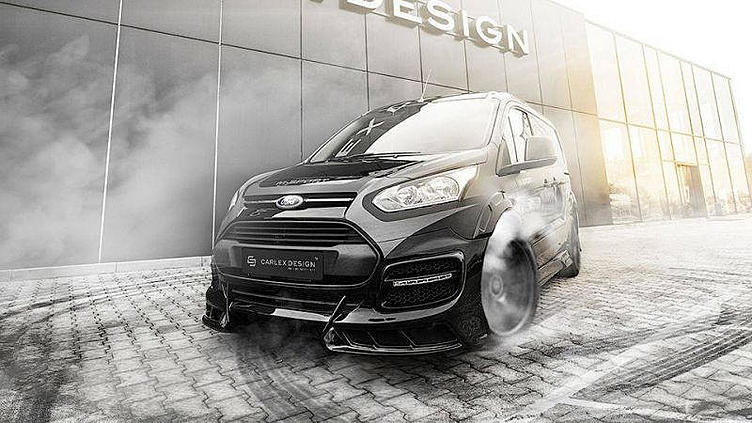 Тюнеры построили агрессивный фургон Ford Transit Тюнеры построили агрессивный фургон Ford Transit