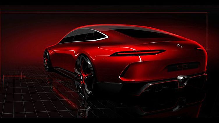 Mercedes-Benz показал профиль конкурента Porsche Panamera [Video]