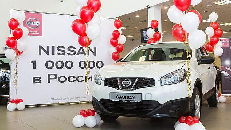 Nissan продал в России 1 млн автомобилей
