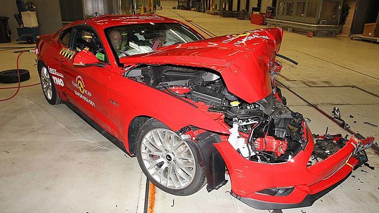 Ford Mustang провалил европейские краш-тесты Ford Mustang провалил европейские краш-тесты