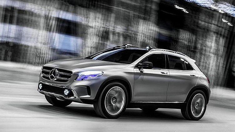 Mercedes показал маленький агрессивный кроссовер