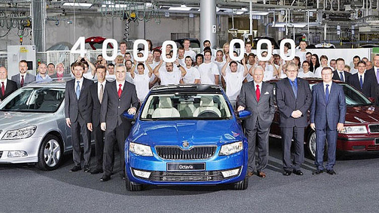 Skoda выпускает 4-миллионную Octavia Skoda выпускает 4-миллионную Octavia