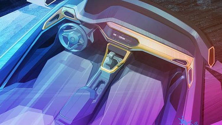 Появились официальные изображения салона маленького кроссовера VW Появились официальные изображения салона маленького кроссовера VW