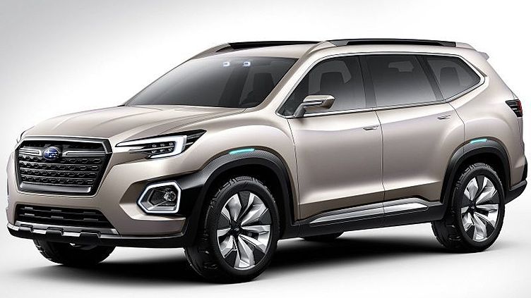 Subaru построила прототип семиместного внедорожника Subaru построила прототип семиместного внедорожника
