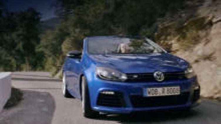 В Сети появился видеоролик кабриолета Volkswagen Golf R