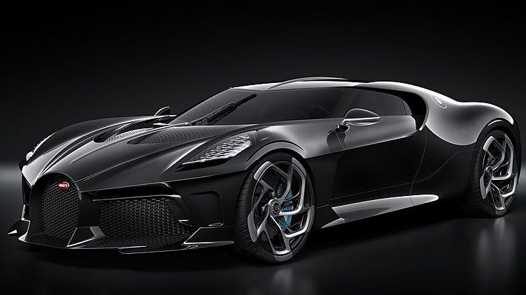 Гиперкар Bugatti La Voiture Noire раскрыли в окончательном варианте