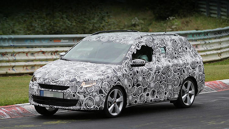 Универсал Skoda Fabia Combi замаскировался перед премьерой Универсал Skoda Fabia Combi замаскировался перед премьерой