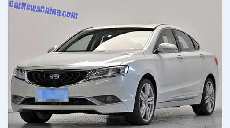 Случайно рассекречен новый седан Geely