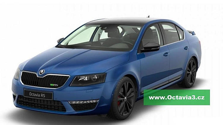 В сети появилось новое очередное изображение Skoda Octavia RS