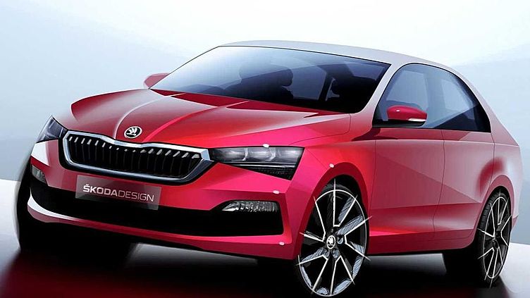 Появилось первое изображение нового Skoda Rapid для России Появилось первое изображение нового Skoda Rapid для России