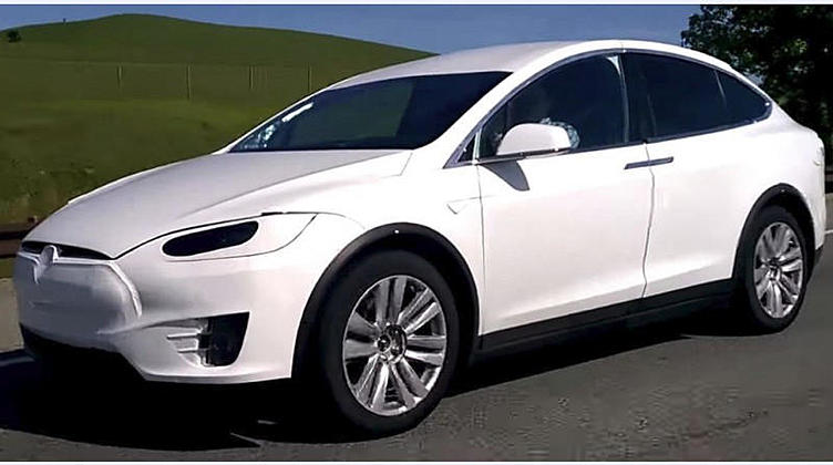 Кроссовер Tesla сохранит концептуальную внешность Кроссовер Tesla сохранит концептуальную внешность