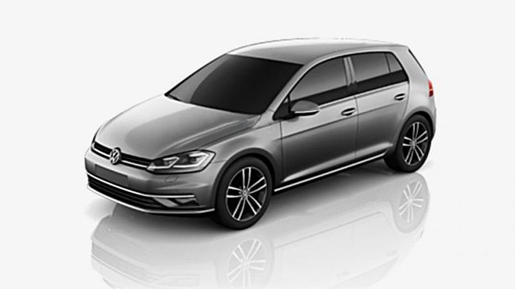 В Сети показали обновленный Volkswagen Golf