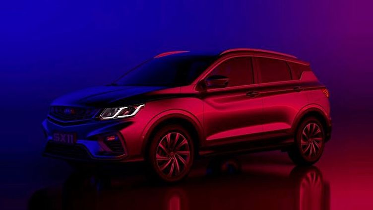Почти раскрыт новый кроссовер Geely Почти раскрыт новый кроссовер Geely