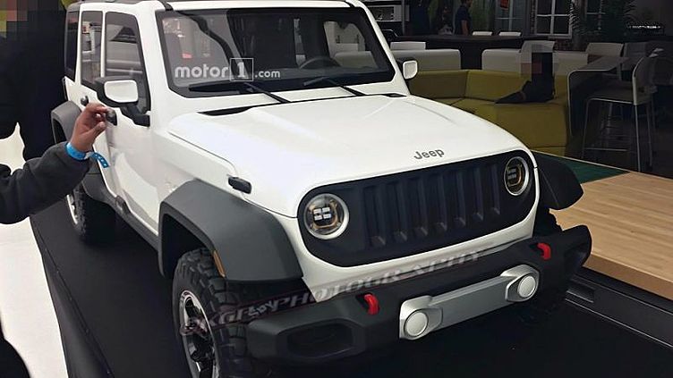 В Сети показали один из вариантов нового Jeep Wrangler