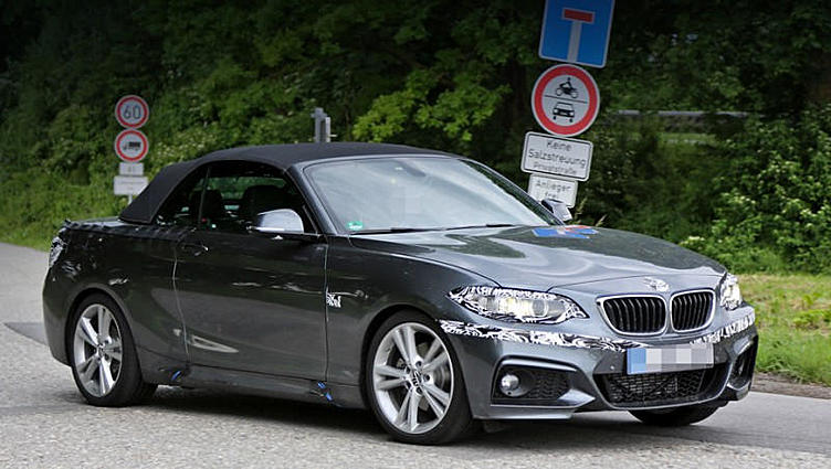 Кабриолет BMW второй серии покрасовался перед камерами Кабриолет BMW второй серии покрасовался перед камерами