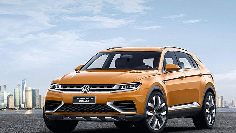 Концепту Volkswagen CrossBlue слегка Концепту Volkswagen CrossBlue слегка