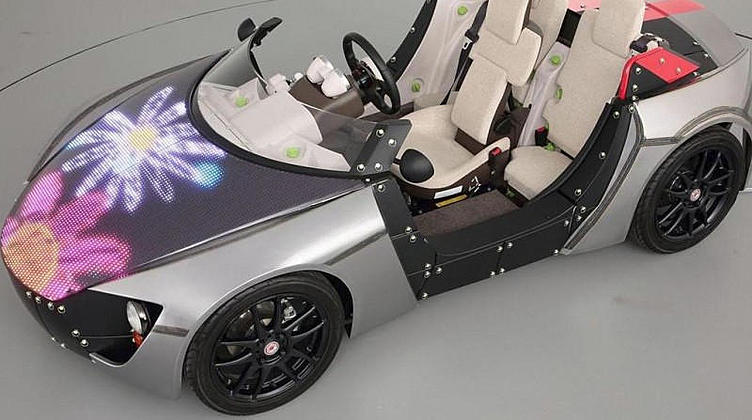Новый концепт-кар Toyota можно будет раскрасить самому с помощью светодиодов Новый концепт-кар Toyota можно будет раскрасить самому с помощью светодиодов