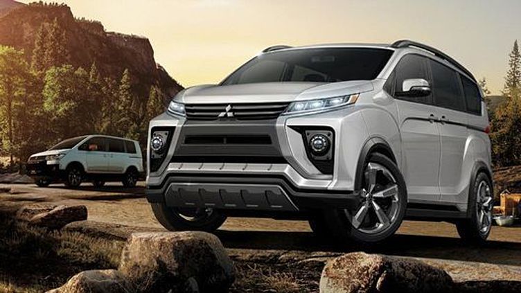 Появились первые фото новой Mitsubishi Delica