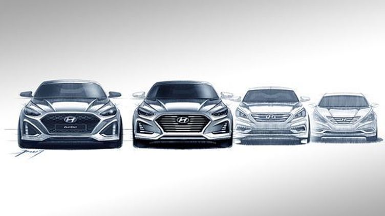 Обновленный Hyundai Sonata: первые тизеры Обновленный Hyundai Sonata: первые тизеры