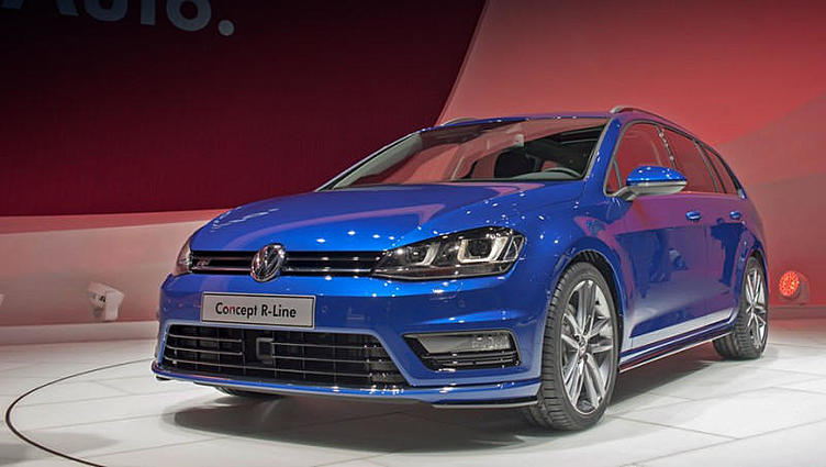 Для универсала Volkswagen Golf выделили пакет R-line Для универсала Volkswagen Golf выделили пакет R-line