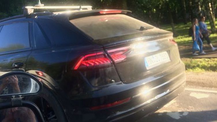 Новейший кроссовер Audi Q8 замечен в Подмосковье Новейший кроссовер Audi Q8 замечен в Подмосковье