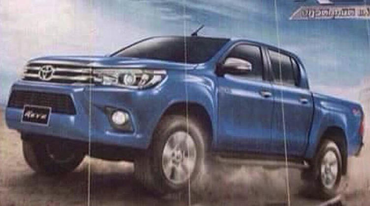 Внешность новой Toyota Hilux перестала быть секретом Внешность новой Toyota Hilux перестала быть секретом