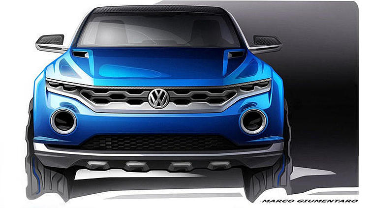 VW нарисовал новую версию компактного кроссовера VW нарисовал новую версию компактного кроссовера