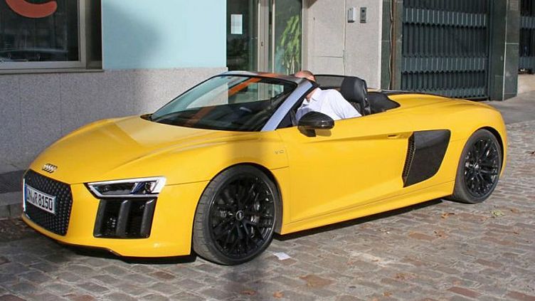 Открытый Audi R8 сфотографировали без камуфляжа Открытый Audi R8 сфотографировали без камуфляжа